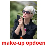 make-up opdoen ansichtkaarten