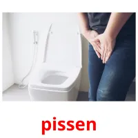 pissen ansichtkaarten