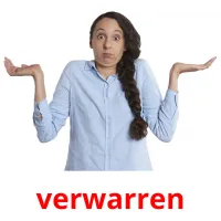 verwarren Bildkarteikarten