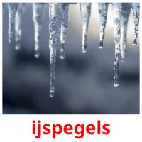 ijspegels Bildkarteikarten