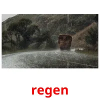 regen Bildkarteikarten