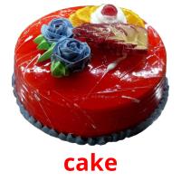 cake Tarjetas didacticas