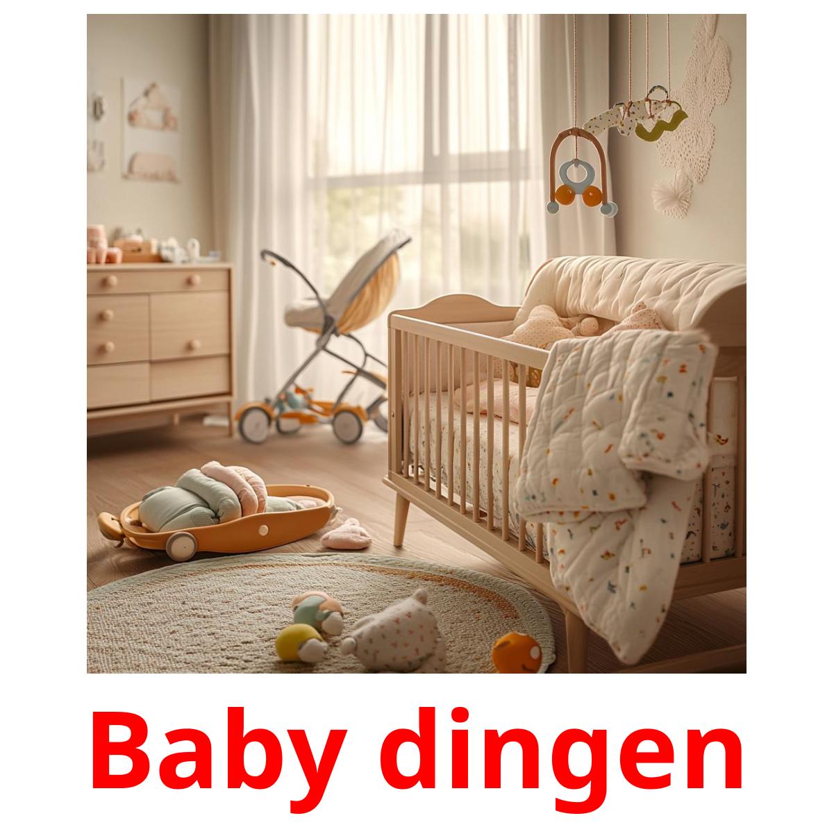 Baby dingen Bildkarteikarten