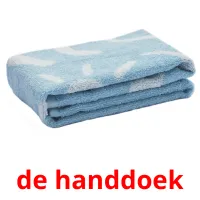 de handdoek flashcards illustrate