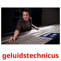 geluidstechnicus picture flashcards