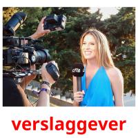 verslaggever picture flashcards