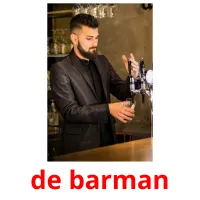 de barman flashcards illustrate