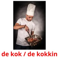 de kok / de kokkin cartes flash