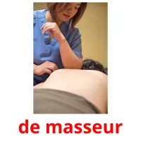 de masseur flashcards illustrate