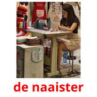 de naaister picture flashcards