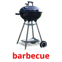 barbecue Bildkarteikarten