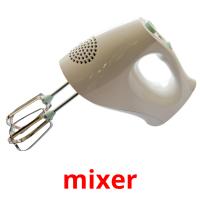 mixer picture flashcards