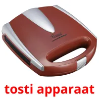 tosti apparaat Bildkarteikarten