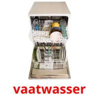 vaatwasser Bildkarteikarten