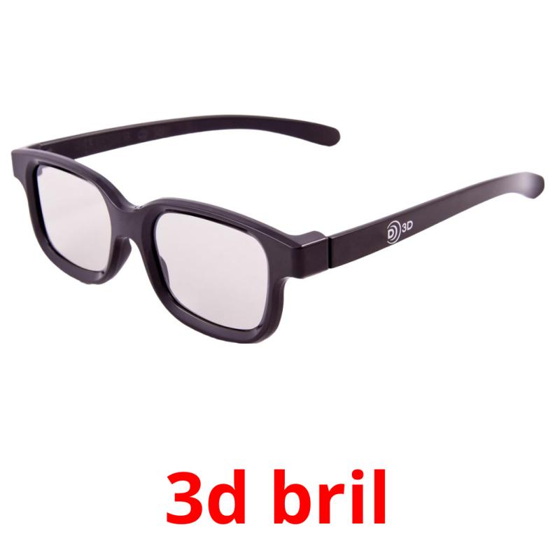 3d bril picture flashcards