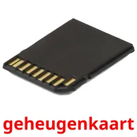 geheugenkaart cartes flash