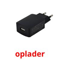 oplader picture flashcards