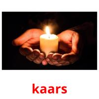 kaars flashcards illustrate