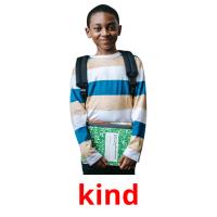 kind picture flashcards