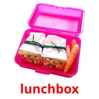 lunchbox flashcards illustrate