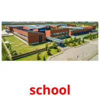 school ansichtkaarten