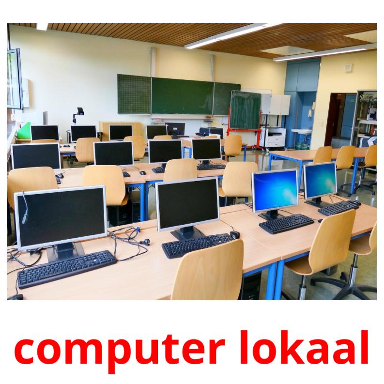 computer lokaal picture flashcards