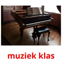 muziek klas ansichtkaarten