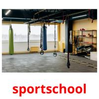 sportschool Tarjetas didacticas