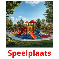 Speelplaats flashcards illustrate