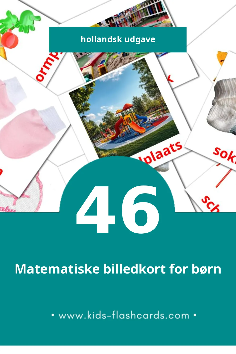 Peuters lasten kuvakortit pikkulapsille (46 korttia Nederlands)