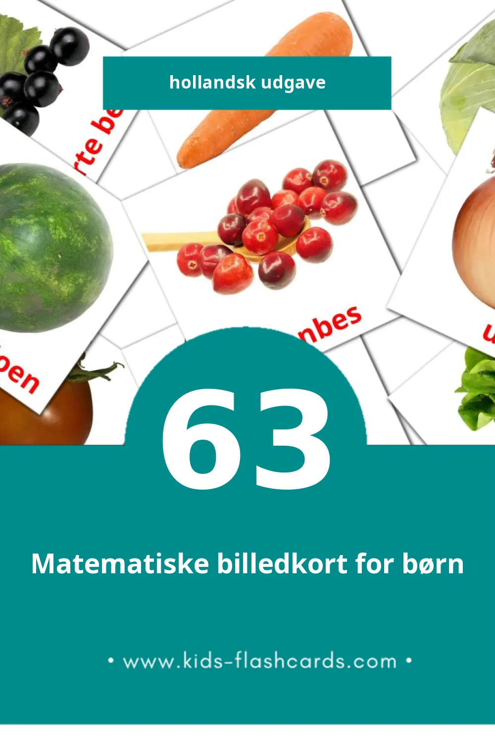 Schede visive sugli Eten per bambini (63 schede in Olandese)
