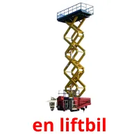 en liftbil picture flashcards