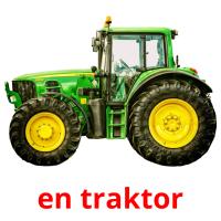 en traktor picture flashcards