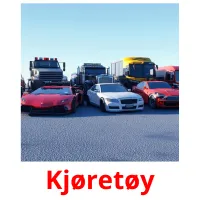 Kjøretøy picture flashcards