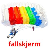 fallskjerm flashcards illustrate