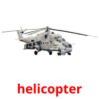 helicopter Tarjetas didacticas