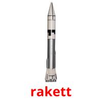 rakett flashcards illustrate