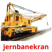 jernbanekran picture flashcards