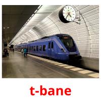 t-bane picture flashcards