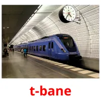 t-bane picture flashcards