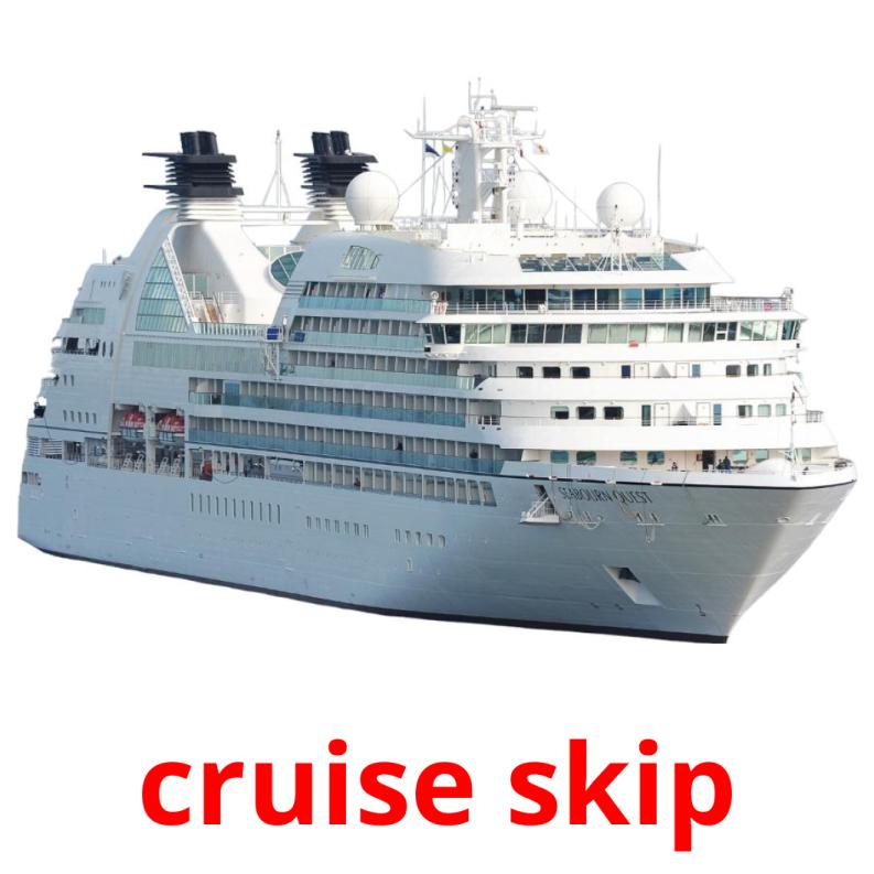 cruise skip picture flashcards