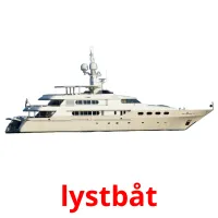 lystbåt picture flashcards