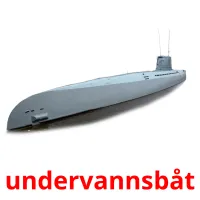 undervannsbåt picture flashcards