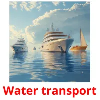 Water transport picture flashcards