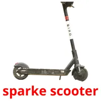 sparke scooter cartões com imagens