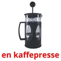 en kaffepresse cartões com imagens