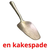 en kakespade cartões com imagens