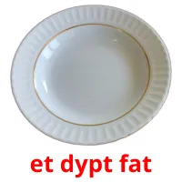 et dypt fat cartões com imagens