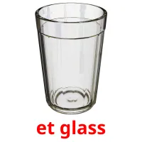 et glass cartões com imagens