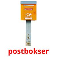 postbokser picture flashcards